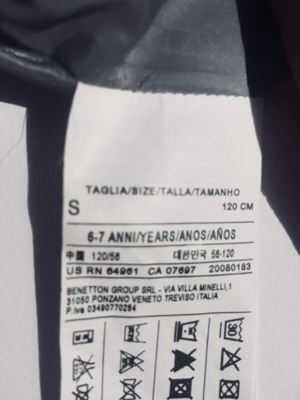benetton αμανικο μπουφάν - Image 5